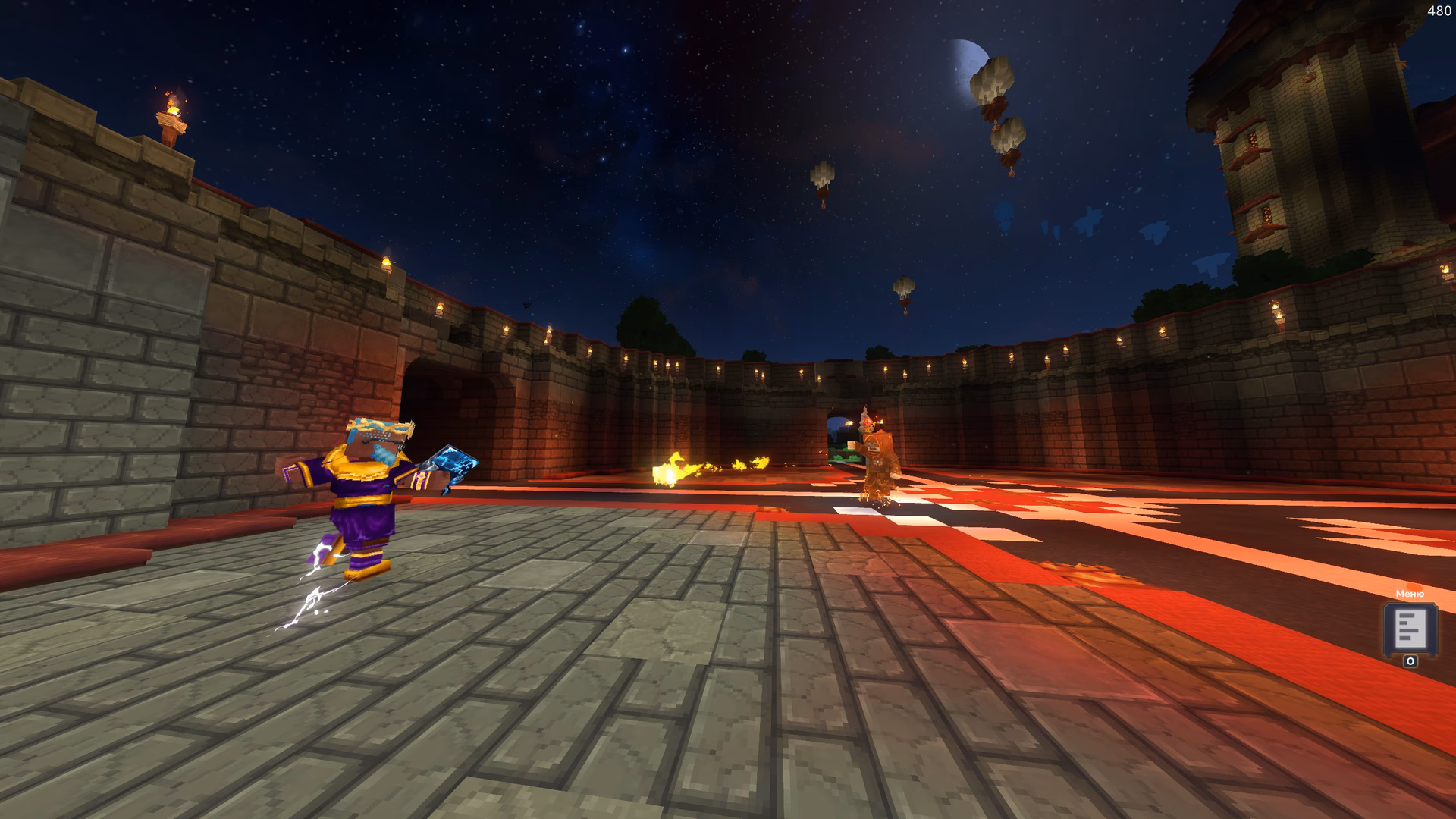 Скриншот сервера