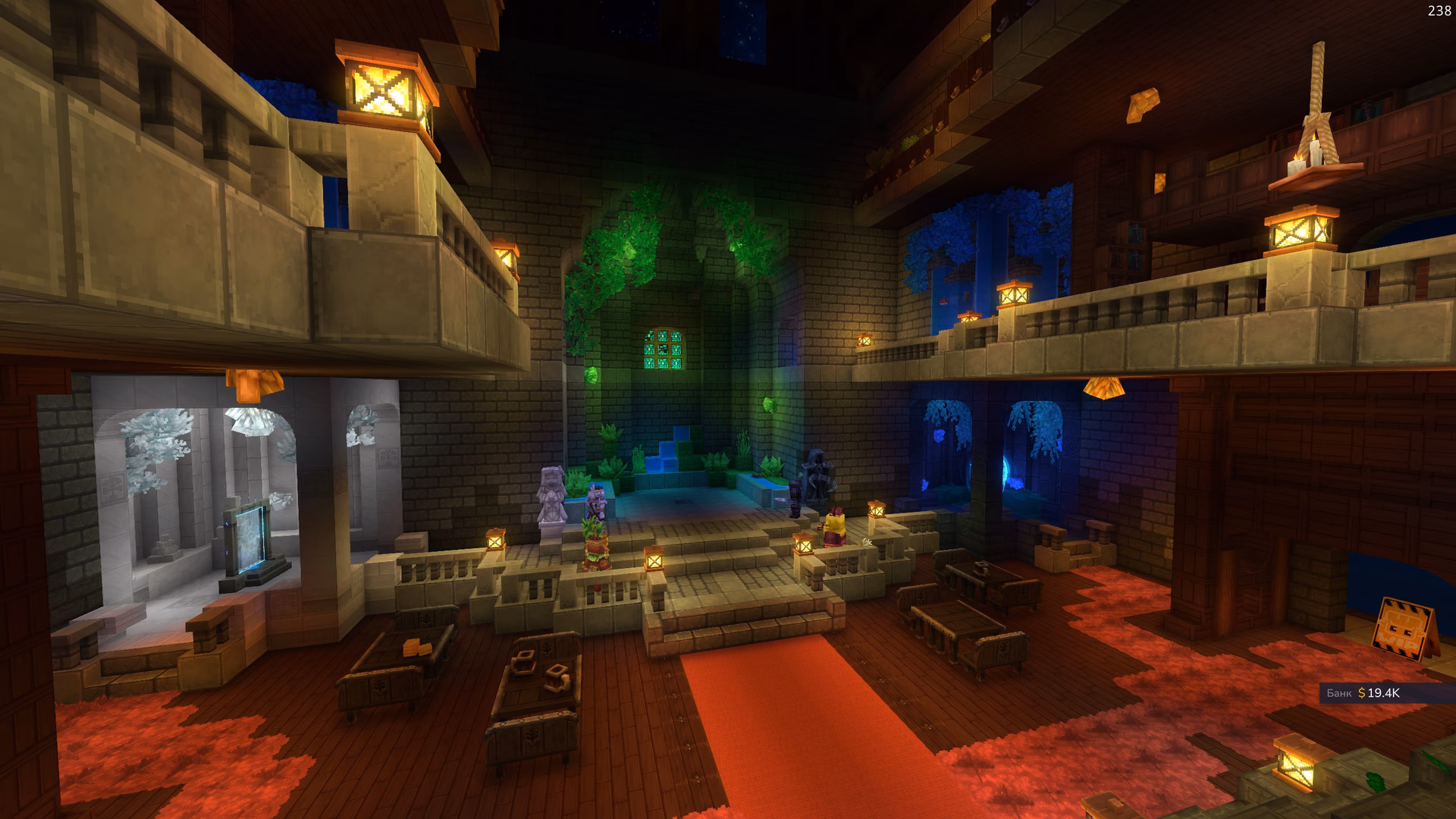 Скриншот сервера