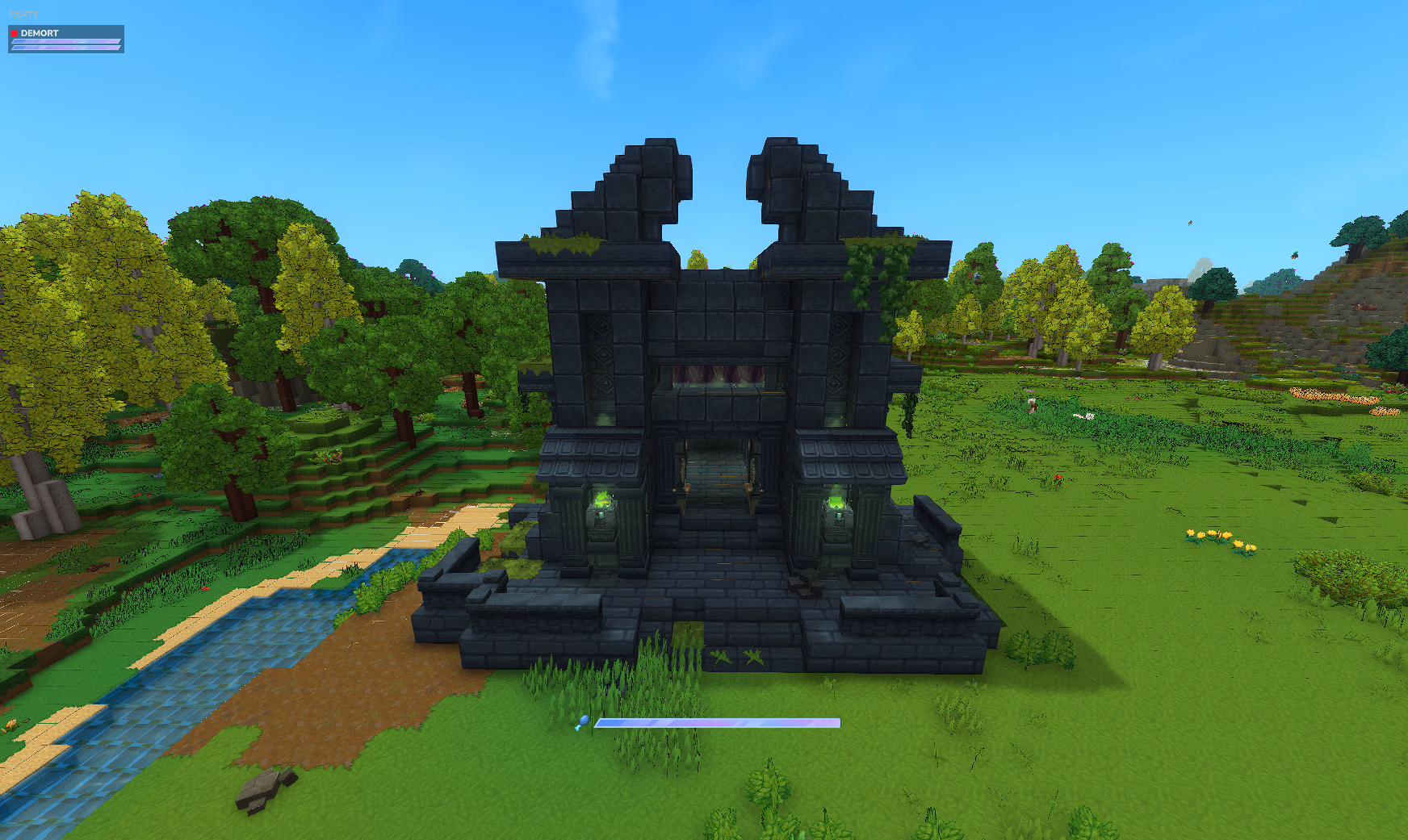 Скриншот сервера