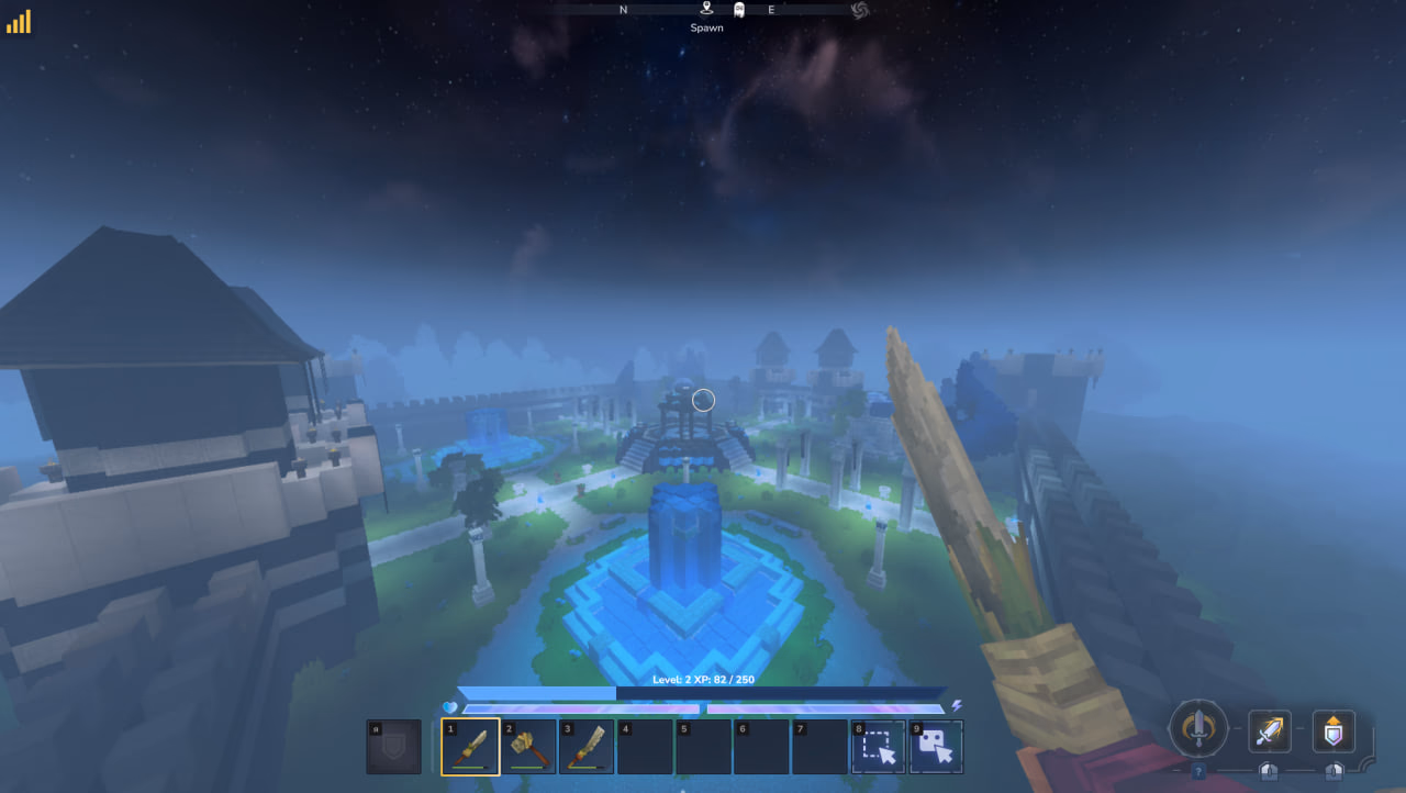 Скриншот сервера