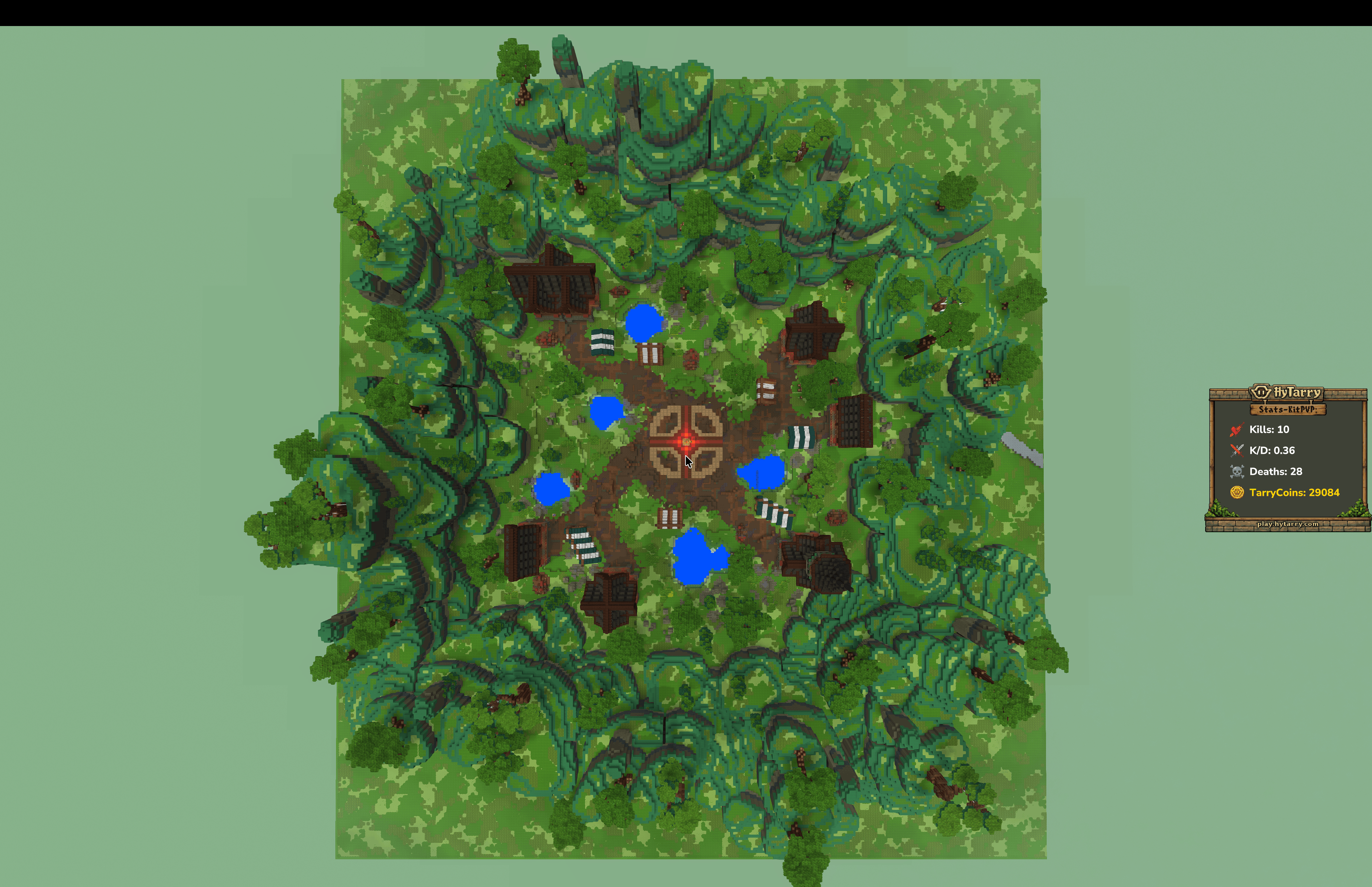 Скриншот сервера