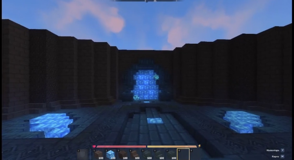 Скриншот сервера