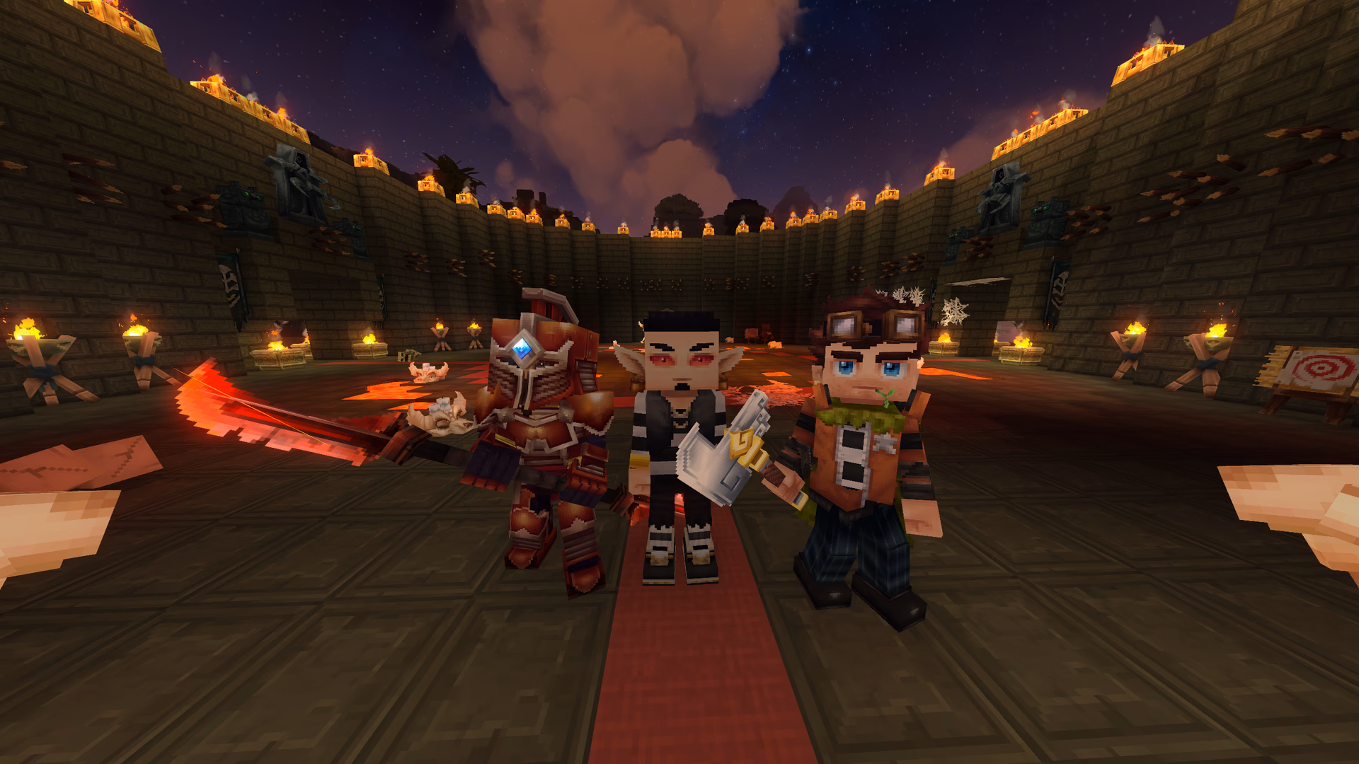 Скриншот сервера