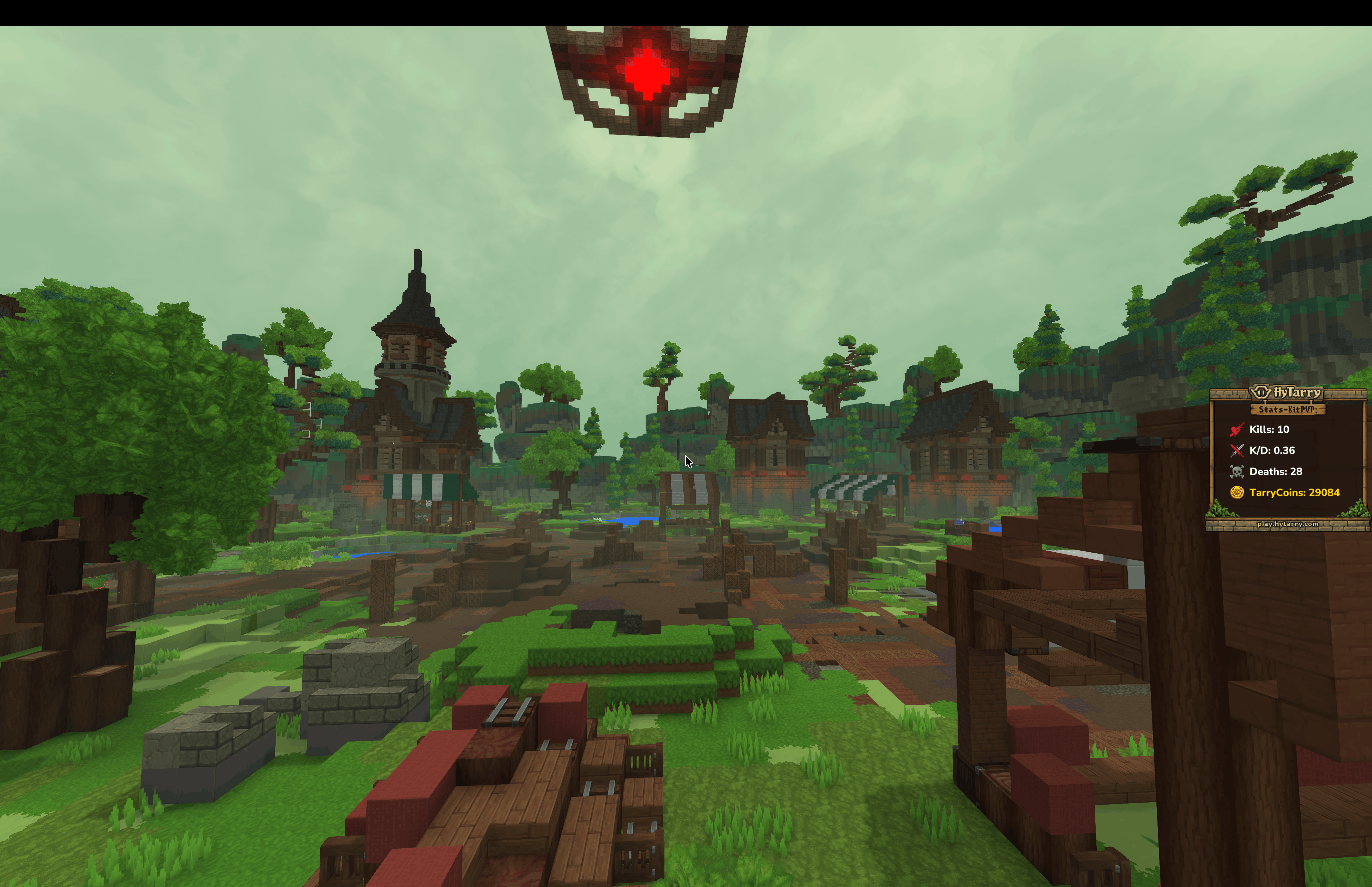 Скриншот сервера