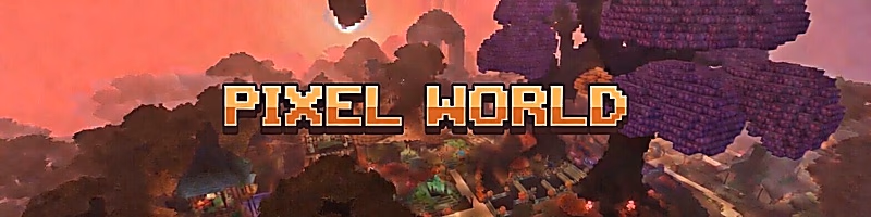 PIXEL WORLD баннер